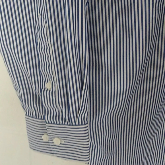 LONG SLEEVE STRIPE BUTTON DOWN 17 32/34 - Picture 3 of 5
